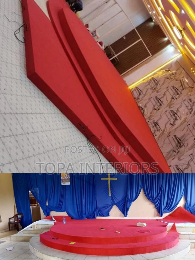 Pulpit Worship Place Wall to Wall Altar Floor Carpets
