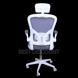 White Ergonomic Design Office Chairs