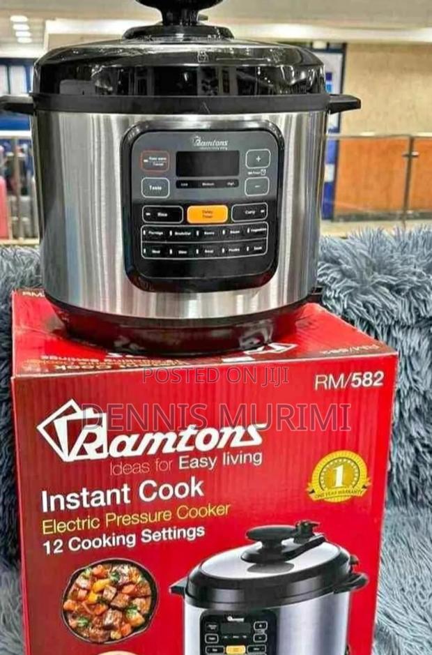 Ramtons 6l Electric Pressure Cooker - main view