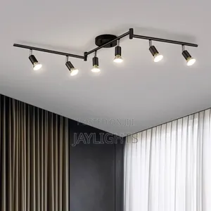 6 Heads Fixture Adjustable Surface Mounted Indoor Lighting