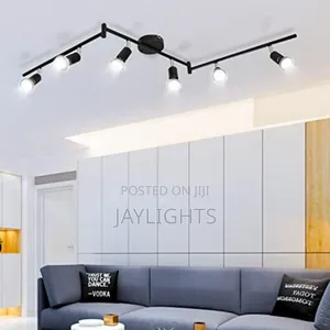 6-Light Flexible Track Lighting Led Spot Ceiling Light