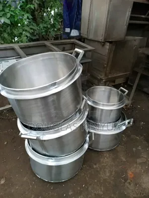 Stainless Steel Sufuria 50ltrs : 