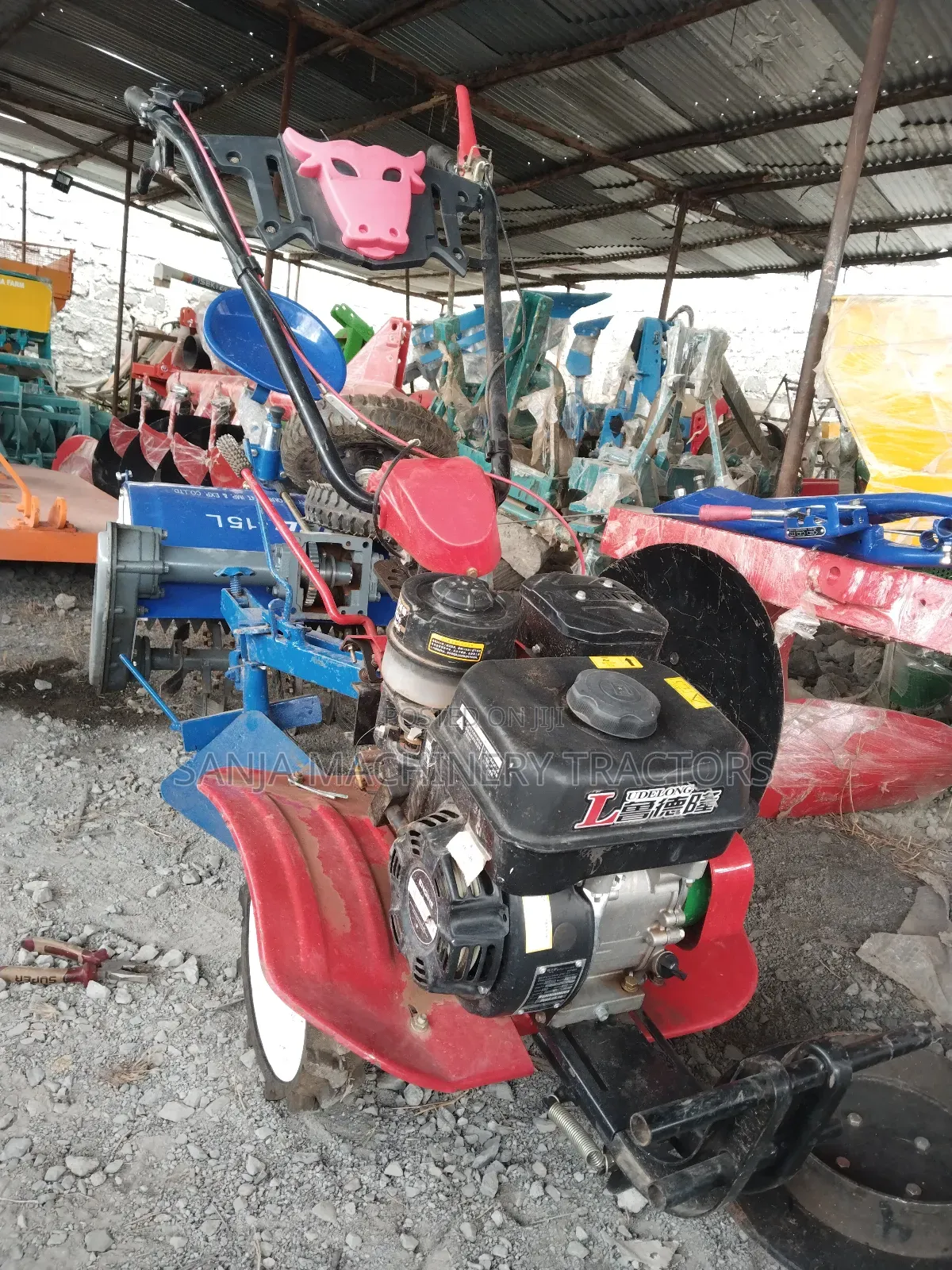 Walking Tractor With One Plough
