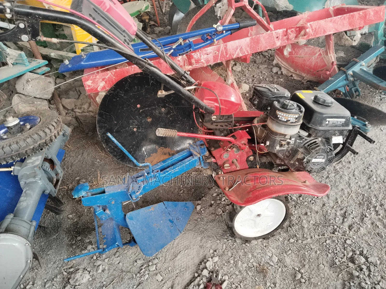 Walking Tractor With One Plough