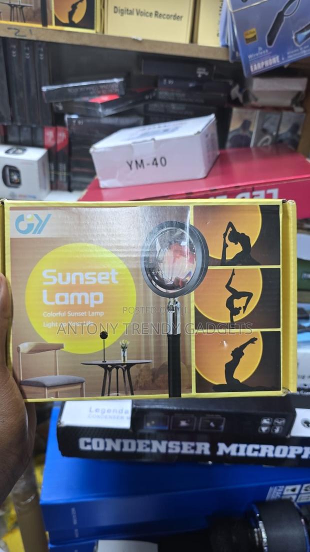 Sunset Projection Lamp Rgb Led Night Light For Home Decor