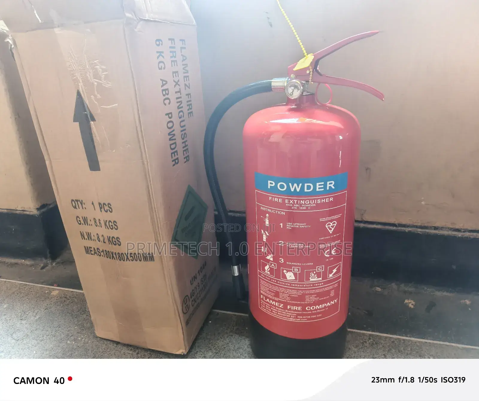 6 Kilo Super Powder Fire Extinguisher