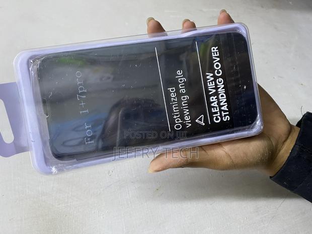 Trendythink Luxury Clear View Mirror Glass Flip Oneplus 9 Pro - thumbnail 2