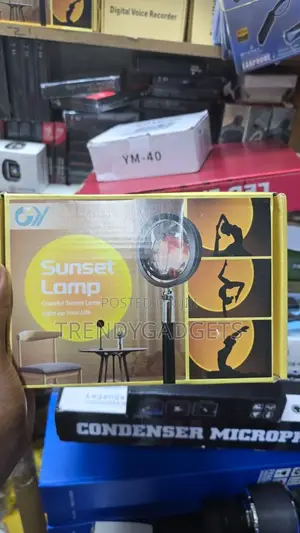 Romantic Sunset Lamp RGB Led Ambient Light for Bedroom