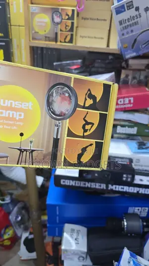 Adjustable Sunset Projector Lamp for Photography Decor