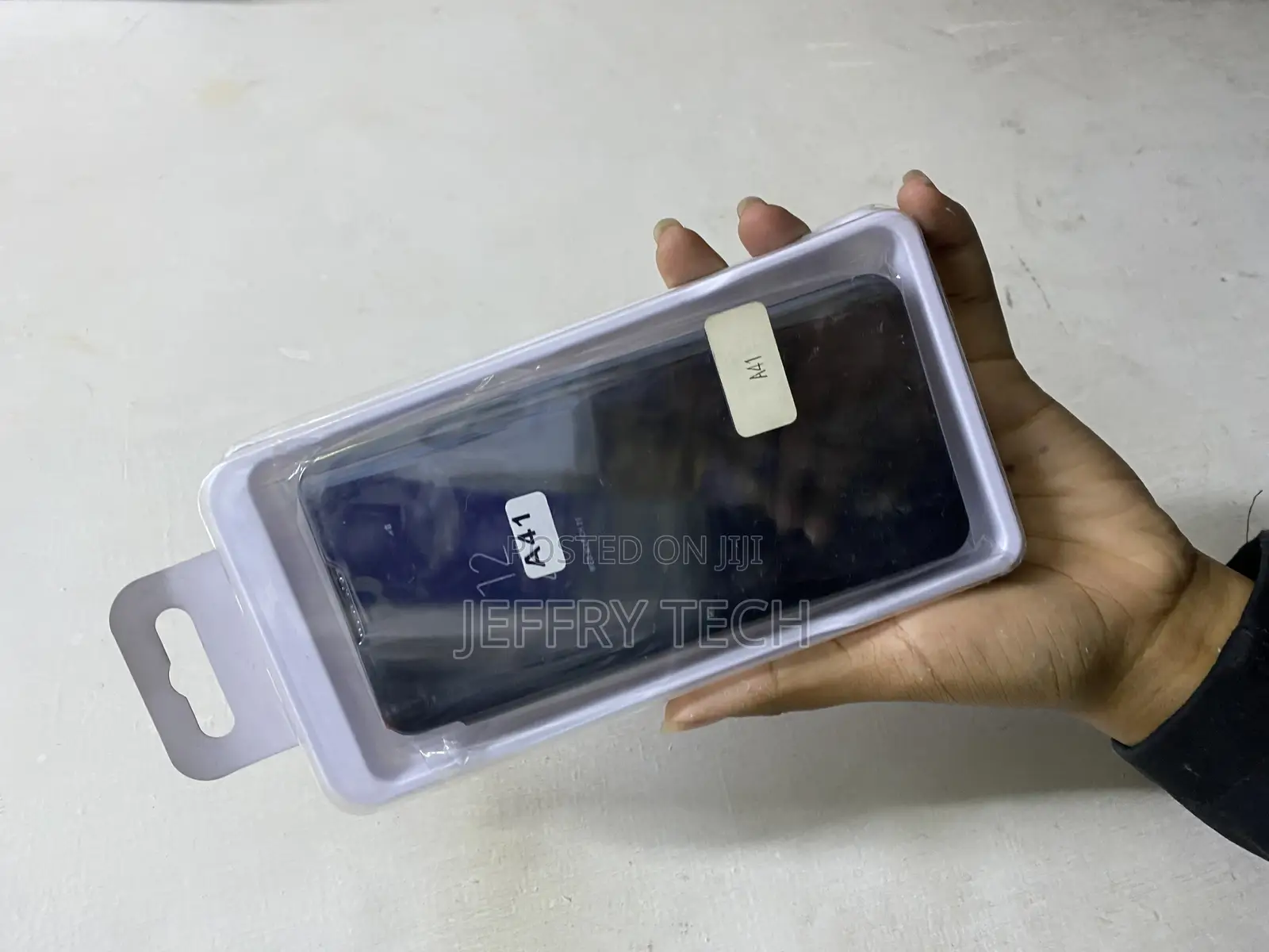Mikess Clear View Case Compatible for Samsung Galaxy A41 Standing Flip