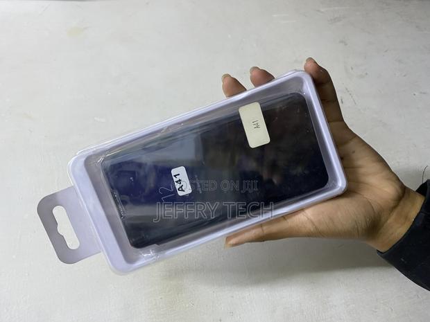 Mikess Clear View Case Compatible for Samsung Galaxy A41 Standing Flip - thumbnail 3