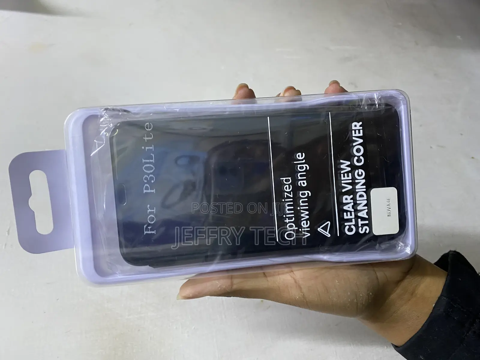 Smartlike Clear View Mirror Leather Flip Cover for Huawei P30 Lite
