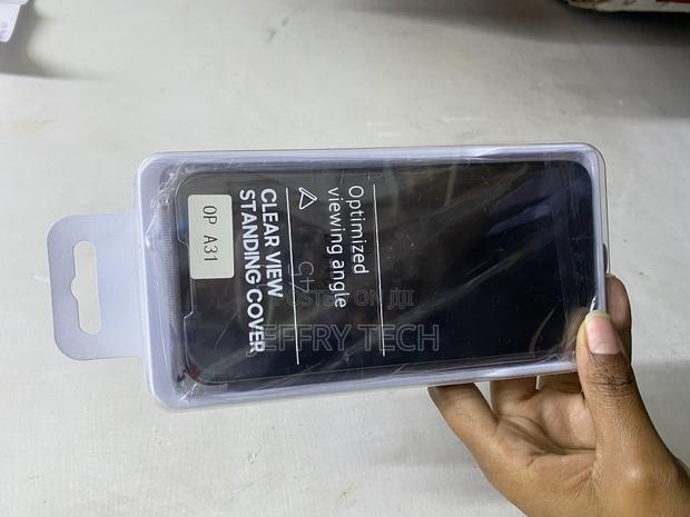 Navnika Clear View Mirror Flip Cover for Oppo A31