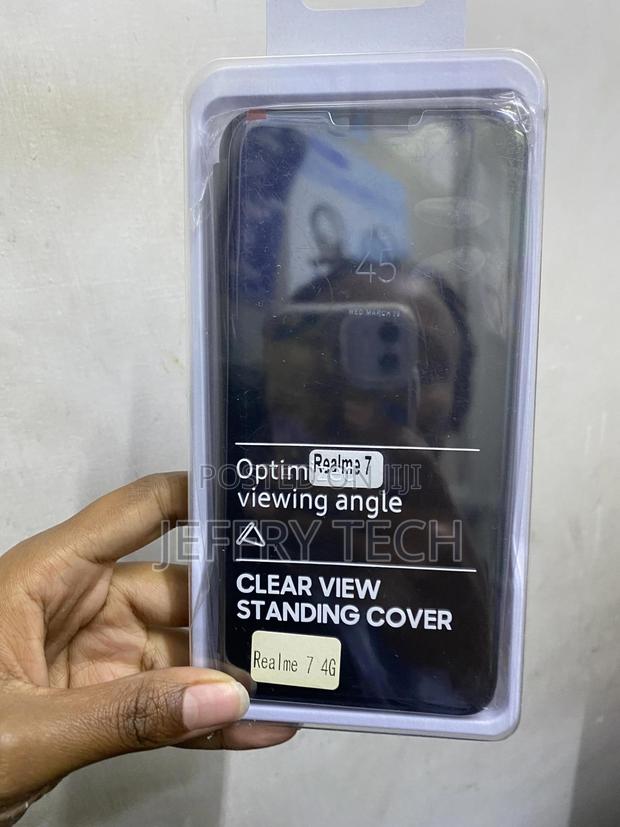 Monkish Mobile Flip Cover for Realme 7 Mirror Clear View - main view