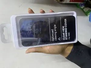 Navnika Samsung Galaxy M20 Clear View Mirror Flip Leather Cover