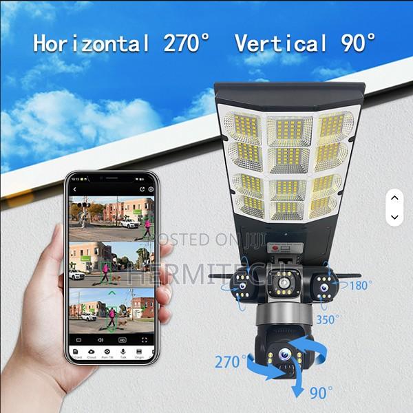 6mp 3 Lens Wireless Solar Panel Surveil Security PTZ - main view