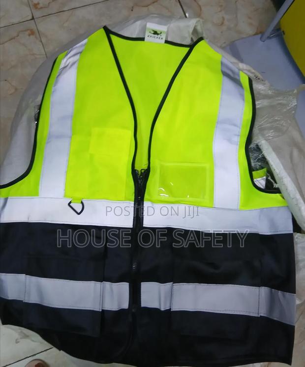 Green Black Vest Jacket