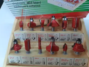 6mm Shank Router Bit Set 12 Pieces Woodworking Cutter