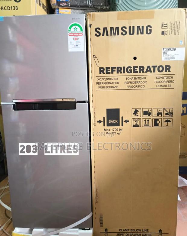 Samsung Fridge, Top Mount Freezer 2 Door, No Frost, 203l- Silver-Grey