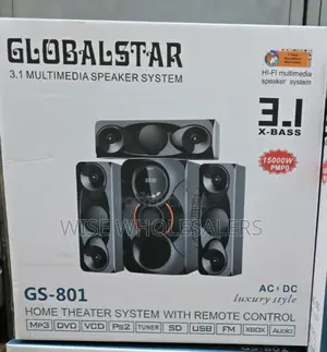 Globalstar Gs-801 3.1 X-bass Multimedia Speaker System.