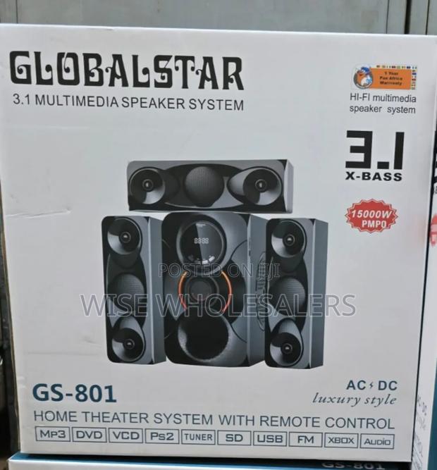 Globalstar Gs-801 3.1 X-bass Multimedia Speaker System.