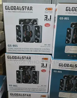Globalstar Gs-801 3.1 X-bass Multimedia Speaker System√°°