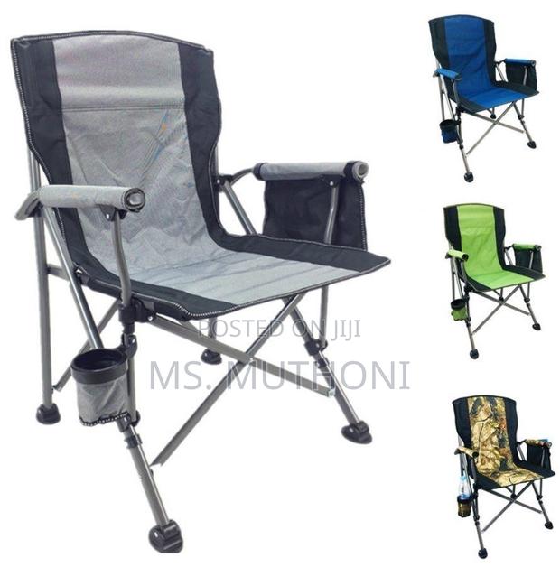 Padded Heavy Duty Foldable Outdoors Chair P - thumbnail 4