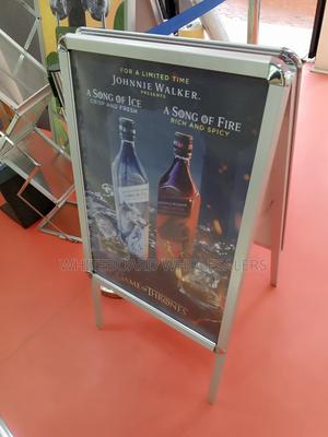 Double Sided A1 Snapper Frame With Stand - thumbnail 2