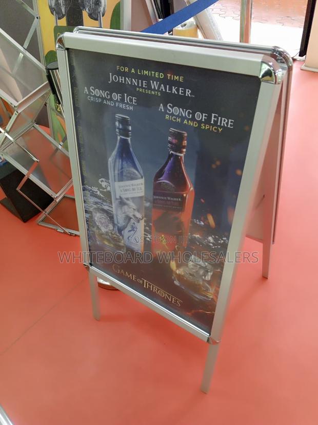 Double Sided A1 Snapper Frame With Stand - main view