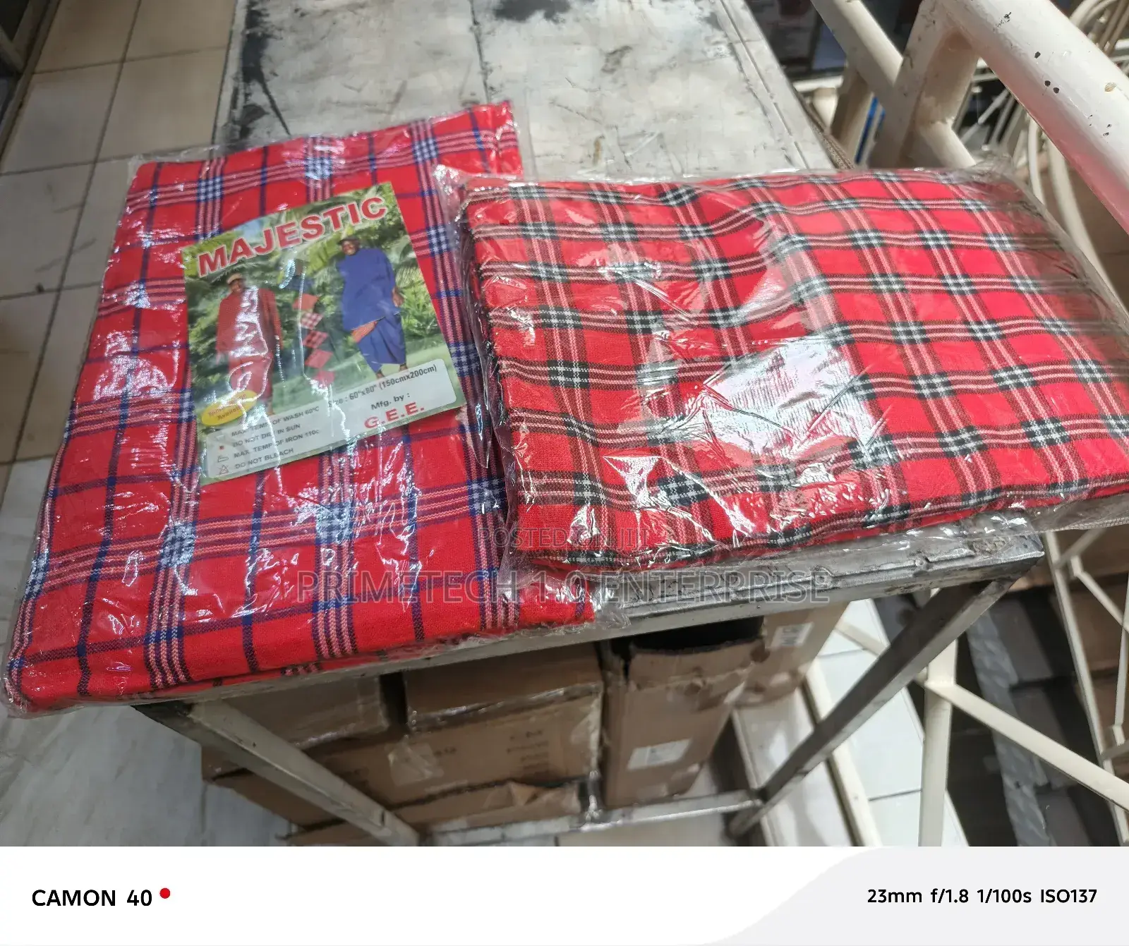 150cm X 200cm Cotton Maasai Shuka