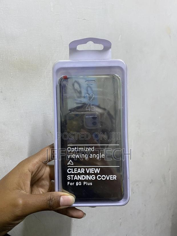 Mrsterus iPhone 6g Plus Case Clear View Leather Case - main view