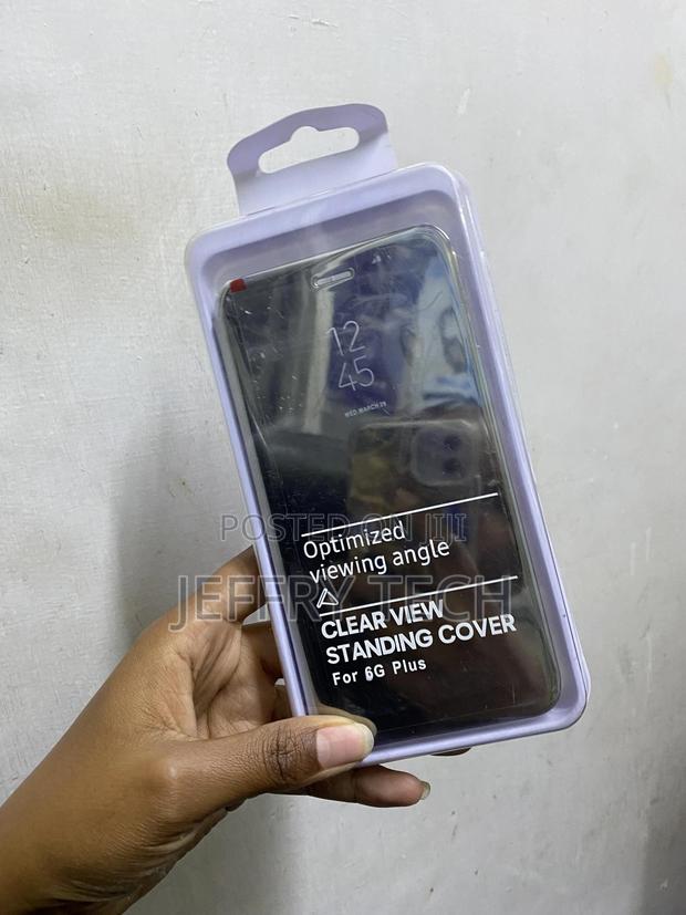 Mrsterus iPhone 6g Plus Case Clear View Leather Case - thumbnail 2