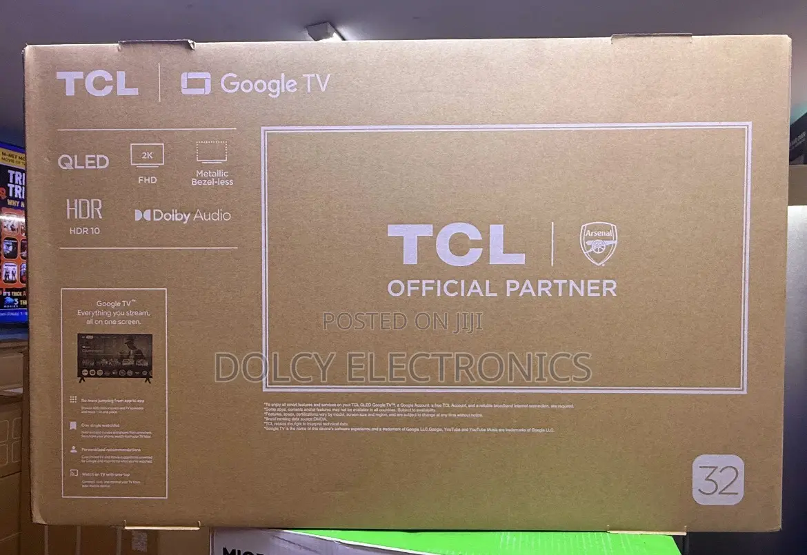 Tcl 32inch S4k Qled Smart Google Tv