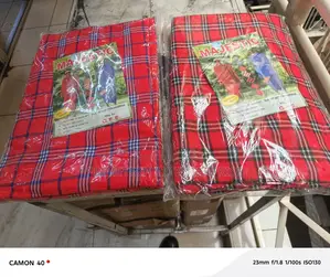 60 Inches by 80 Inches Maasai Shuka