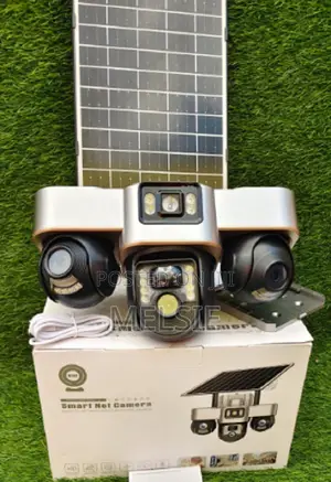 V380 4g3lens Solar Cam Uninterrupted Power Supply With Solar Charging