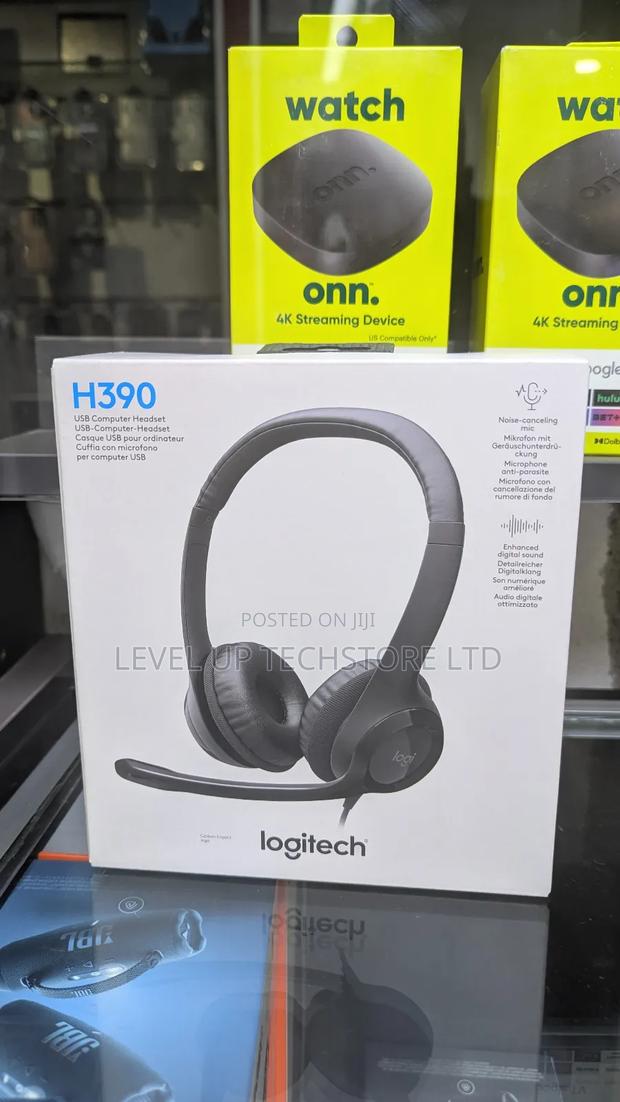 Logitech Usb Headset H390 With Noise Cancelling Mic - main view