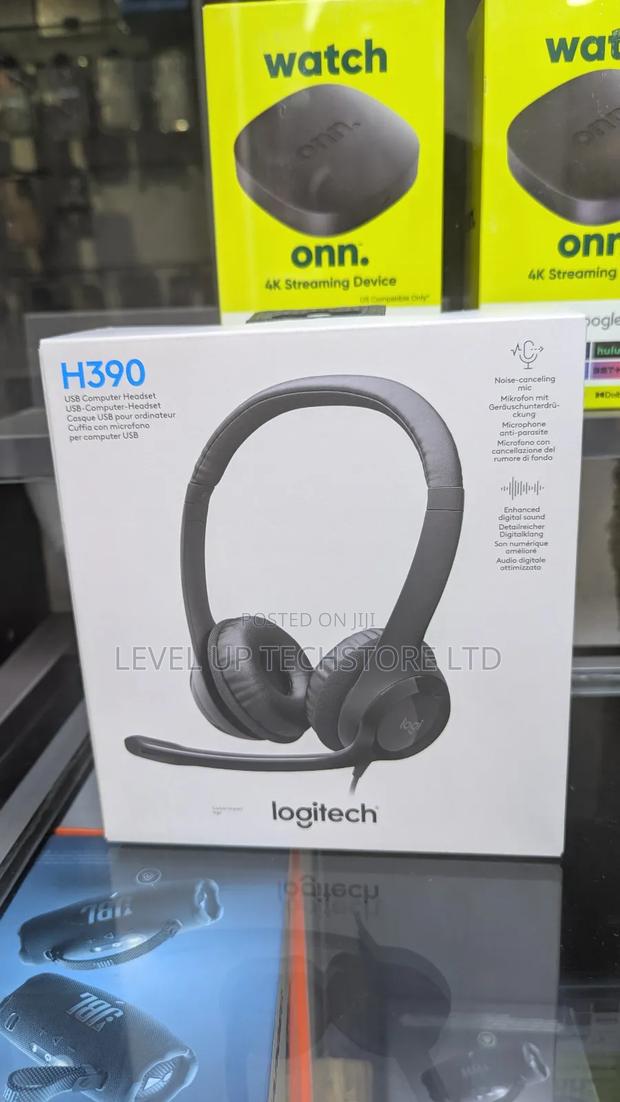Logitech Usb Headset H390 With Noise Cancelling Mic - thumbnail 2