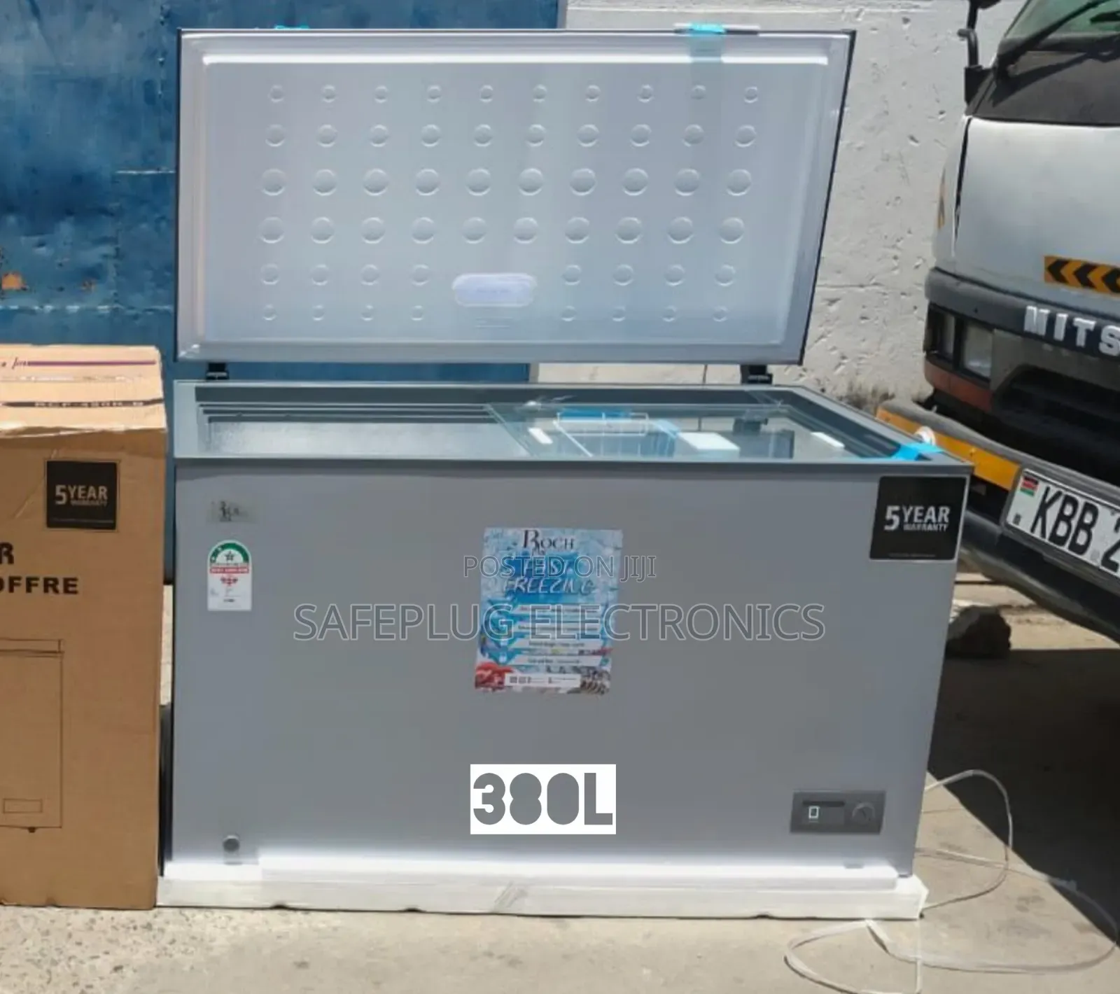RCF-450-K-B Roch Deep Chest Freezer 380 Litres (Manual Defrost)