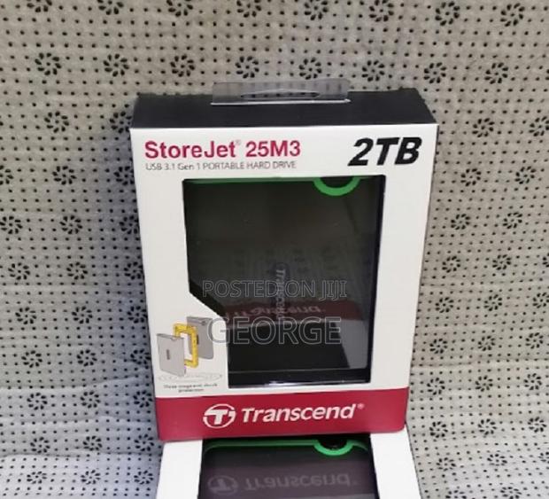 Restocked Transcend 2tb Usb 3.1 Portable External Hard Drive - main view