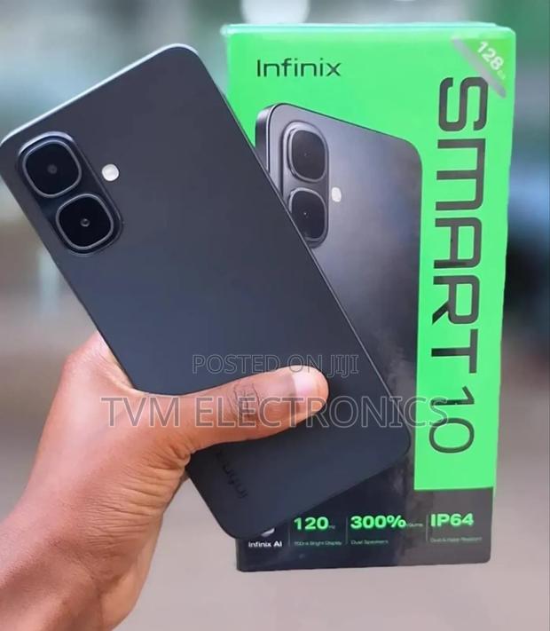 New Infinix Smart 10 128 GB Black - main view