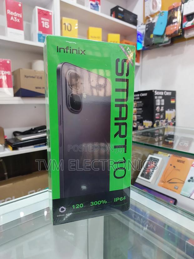 New Infinix Smart 10 128 GB Black - thumbnail 2