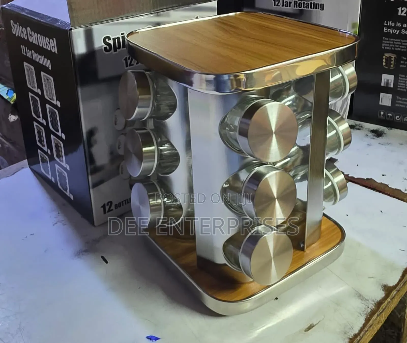 Wooden Spice Rack