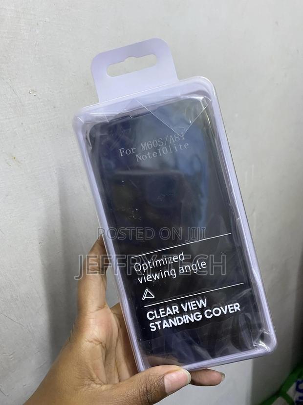 Trifty Mobile Flip Cover for Samsung Galaxy M60 Mirror Clear View - thumbnail 3