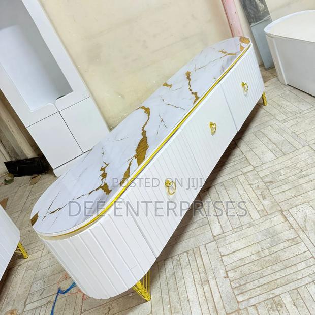 6fts With Marble Coating Tv Stand