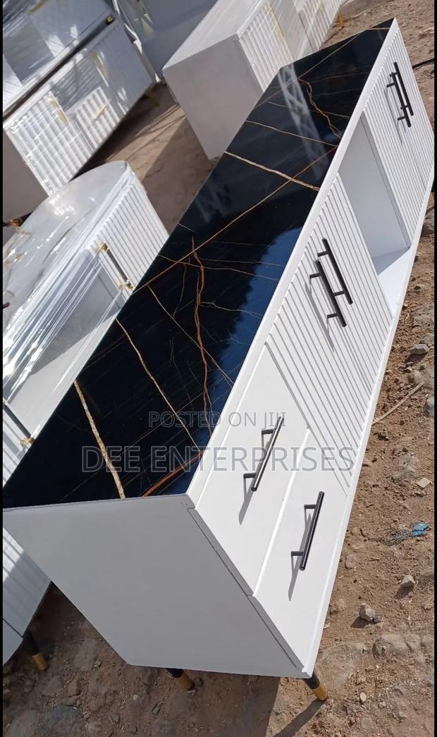 5fts With Marble Top Tv Stand - main view