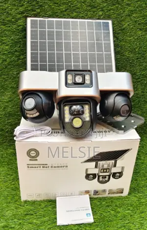 Street Light PTZ Flood Light 4g Camerav380 Pro Tripple Lens Solarlight