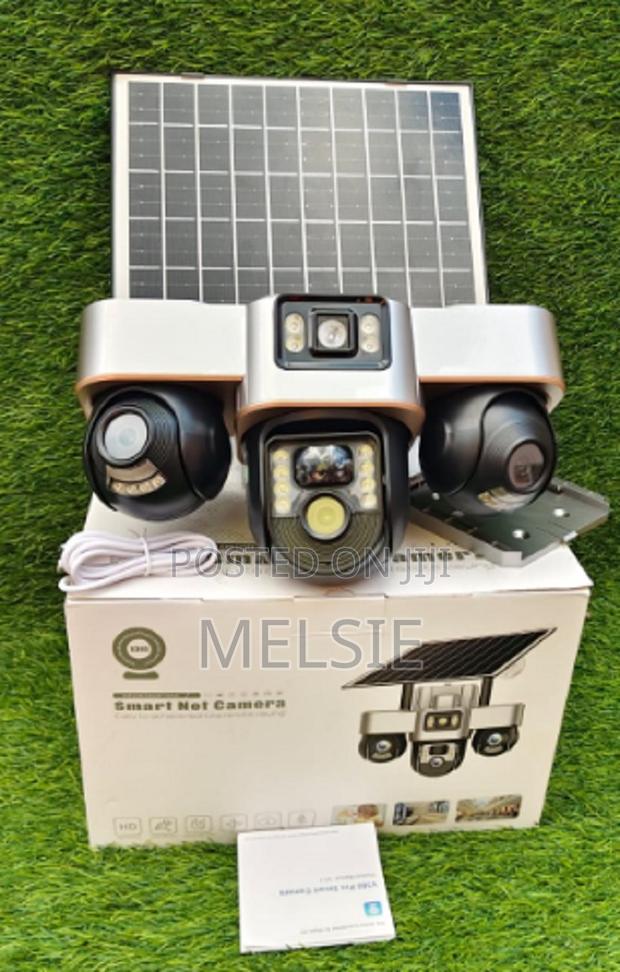 Street Light PTZ Flood Light 4g Camerav380 Pro Tripple Lens Solarlight