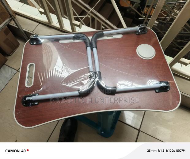 Foldable Work Table/Laptop Table With Cup Holder - thumbnail 2