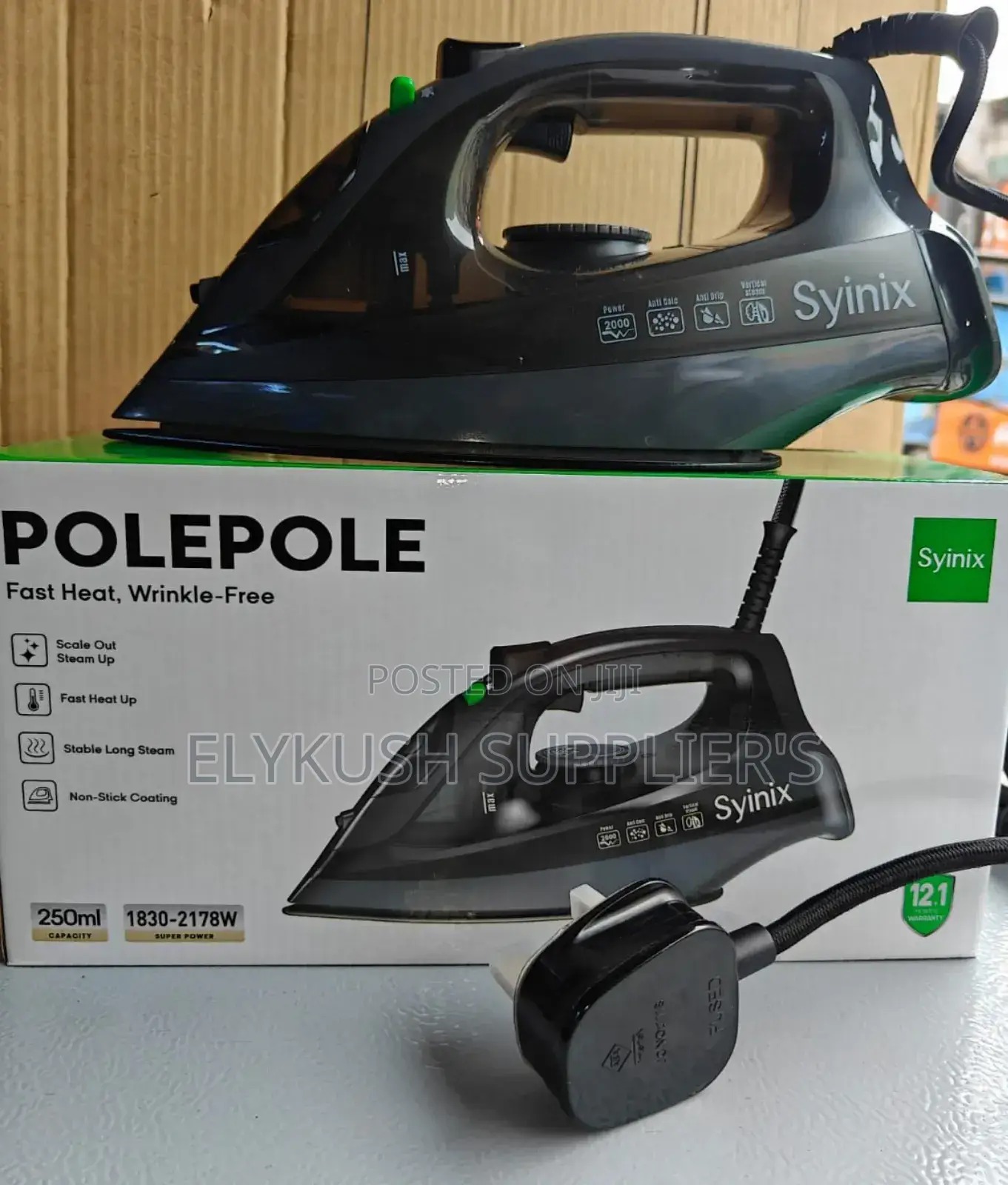 Synix Steam Iron Box
