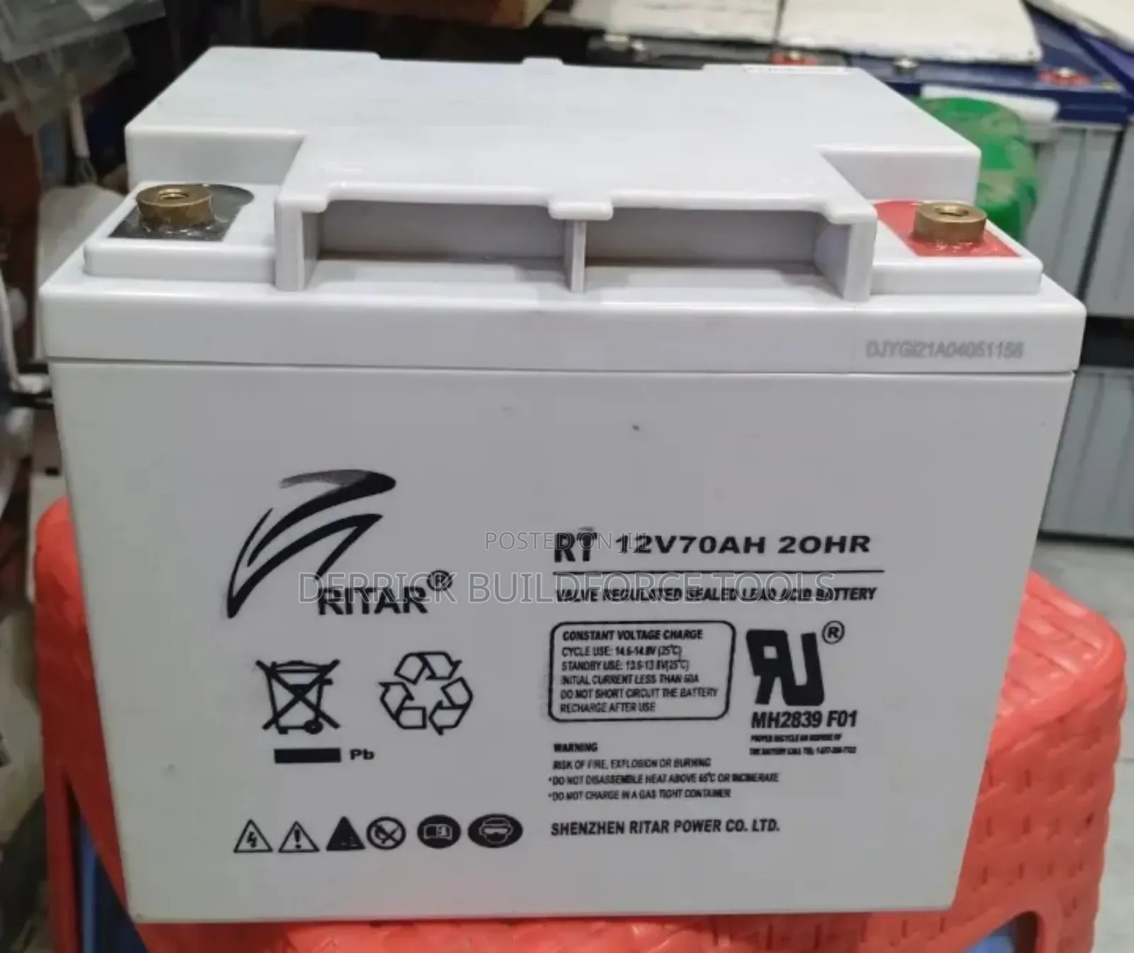 Ritar 12v 70ah 20hrs Deep Cycle Solar Battery